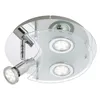 Briloner LED Deckenlampe 3x GU10 1x schwenkbar Glas matt Produktbild-Vorschau 6