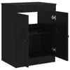 vidaXL Mobile da bagno nero 54 x 41 x 70 cm in materiale Anteprima dell’immagine prodotto 3
