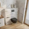 LAVITA Wand-WC Brava Black Hänge Toilette WC Sitz Produktbild-Vorschau 2