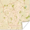 MuchoWow® Poster Mönchengladbach - Jahrgang - Karte - Produktbild-Vorschau 1