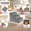 Schody pro zvířata Paw Path s plyšovým potahem 37 x 45 x Náhled obrázku produktu 5