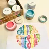 Kneta Fingerfarben Pastell vegan - 6 Farben Produktbild-Vorschau 2