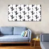 Coloray Glasbild 140x70  Wandbild Glasbilder Deko Schwarz Produktbild-Vorschau 4
