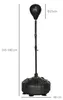 Punchingball, Boxständer, höhenverstellbar 145-180 cm, Produktbild-Vorschau 3