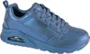 A single blue Skechers sneaker is shown from a side angle against a white background. Náhľad obrázku produktu