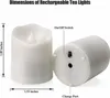 Wiederaufladbare LED-Kerzen, 6er-Pack flammenlose Kerzen Produktbild-Vorschau 6