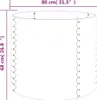 vidaXL Kvetináč z pozinkovanej ocele 80x80x68 cm hnedý Náhľad obrázku produktu 5
