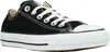 A black Converse All Star shoe with white laces and white sole. Voir les images du produit