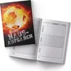 itenga Hausaufgabenheft Fußball Feuer (Motiv 14) DIN A5, 96 Produktbild-Vorschau 1