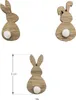 Oblique Unique Mini Hasen Wäscheklammern 18 Stk. Holz Produktbild-Vorschau 2