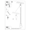 Hängeleuchte DIEGO 3 orange 3xE27 15W PVC 90x15x15cm Sollux Produktbild-Vorschau 8