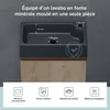 doporro Petit Meuble de Salle de Bain Suspendu 46cm Chêne Voir les images du produit 3