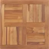 vidaXL Plateau de table en teck massif Carré 80×80×2,5 cm Voir les images du produit 7