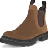 A single brown suede Chelsea boot with a black sole is shown against a white background. Podgląd zdjęcia produktu