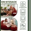 Dreamroots Bean Bag, Puff 90x90x100 cm, pouf con Anteprima dell’immagine prodotto 6