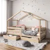 Hausbett ENA aus massiver Kiefer, schönes Montessoribett in Produktbild-Vorschau 1