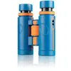 A pair of blue and orange binoculars on a white background. Produktbild-Vorschau