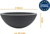 mucHome XXL Pflanzschale Anthrazit Ø 52cm Höhe ca. 20 cm - Produktbild-Vorschau 1