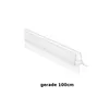A transparent shower door seal strip. Produktbild-Vorschau
