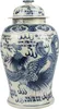 Fine Asianliving cinese con coperchio Vaso blu bianco Anteprima dell’immagine prodotto 1