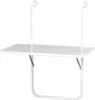 ALCO R28B Table suspendue pour balcon 60x40 cm, blanche Voir les images du produit 2