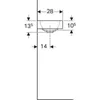Geberit iCon Handwaschbecken 380mm, HL rechts, ohne Produktbild-Vorschau 6