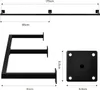 EUGAD Kleiderstange Wandmontage, Garderobe Rohr industrial, Produktbild-Vorschau 3
