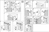 WOLTU Doppelrollo Weiss+Grau+Türkis : 100x150cm Größe: Produktbild-Vorschau 5