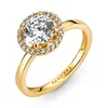 PANDORA Strahlenkranz Ring für Damen mit Zirkonia, IP Gold Produktbild-Vorschau 5
