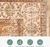 Volero - Vintage Teppich - Thirza Medaillon Hellblau Bunt - Produktbild-Vorschau 2