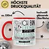 Tierheimmitarbeiterin Tasse Geschenk Ich Bin Diese Eine Produktbild-Vorschau 3