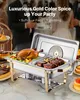 VEVOR Hot Pot Set Chauffe-plats en acier inoxydable avec 4 Voir les images du produit 2