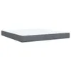Boxspringbett mit Matratze Dunkelgrau 180x200 cm Samt Produktbild-Vorschau 7