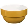A single yellow and white bowl is shown against a white background. Podgląd zdjęcia produktu