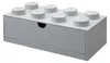 LEGO Schreibtischschublade 8              (grau, Noppen) Produktbild-Vorschau 6
