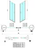 Polysan ZOOM BLACK Duschtür für Nische 900 mm, Links, Produktbild-Vorschau 5