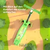 FableKids detská kolobežka zelená | mestská kolobežka s LED Náhľad obrázku produktu 4
