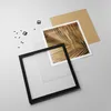 Gerahmtes Poster - Schwarzer Rahmen - Blatt Gold Pflanze - Produktbild-Vorschau 4