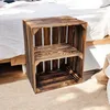 Holzkisten 2er Set mit Regalboden Kurz 50 x 40 x 30cm Produktbild-Vorschau 5