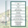 SucceBuy 6 Fuß 6er-Pack grüner T-Pfosten-Zaunpfosten – Produktbild-Vorschau 7