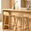 sweeek - 2er-Set skandinavische Barhocker aus Heveaholz  - Produktbild-Vorschau 7