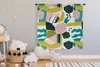 MuchoWow® Wandteppich Wandbehang Erdbeere - Formen - Muster Produktbild-Vorschau 3