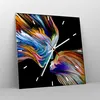 Wanduhr - Quadrat - Glasuhr - Abstraktion modern - 30x30cm Produktbild-Vorschau 4