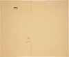 A flat, unfolded cardboard box with some markings. Produktbild-Vorschau