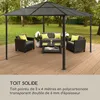Blumfeldt Pergola Aluminium Polycarbonate 3x4m, Pergola Voir les images du produit 7