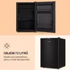 Klarstein Obsidian, chladnička, 72 litrů, mrazák, černý Náhled obrázku produktu 4