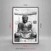 Gerahmtes Poster - Schwarzer Rahmen - Japanisch Buddha Produktbild-Vorschau 5