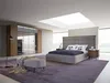 Schlafzimmer Luxus Set 4tlg Bett 2x Nachttische Design Bank Produktbild-Vorschau 2