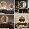S'AFIELINA Specchio da bagno LED Rotondo 60cm, touch, Anteprima dell’immagine prodotto 13