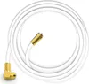 Koaxkabel gewinkelt 90° - F-Stecker gerade 135 dB UHD 4K HD Produktbild-Vorschau 2